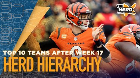 Herd Hierarchy: Colin ranks the top 10 teams in the NFL after Week 17 ...