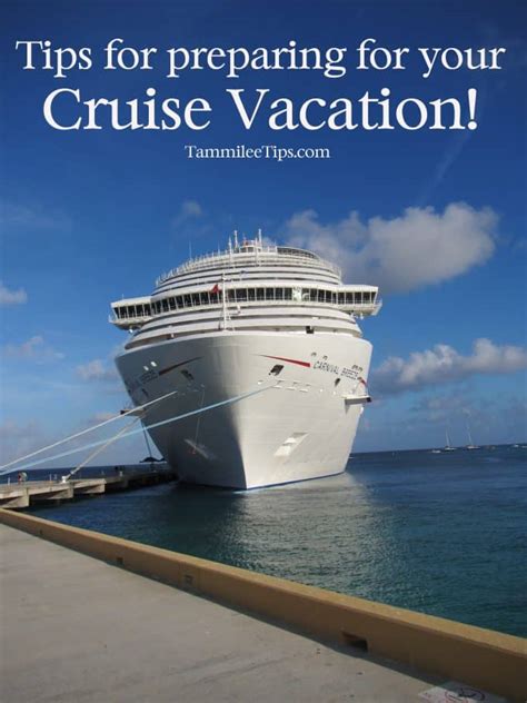 Tips for Preparing for your Cruise Vacation