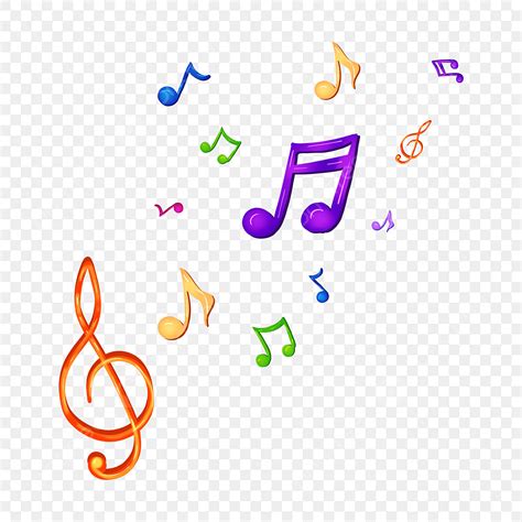 Colorful Music Notes Clipart Transparent PNG Hd, Color Stereo Music Notes, Musical Notation ...