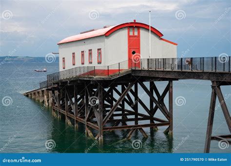 Old Lifeboat Station Located at Tenby Stock Photo - Image of outdoors ...