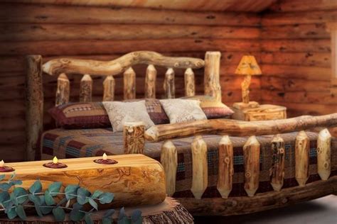 Log Cabin Bedroom Set Quick Ship From Dutchcrafters Amish Furniture