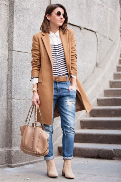 10 outfits coquetos con abrigos largos color beige para el Invierno ...