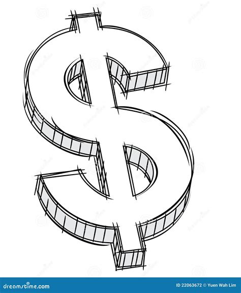 Doodle Of Money Sign Stock Photography - Image: 22063672