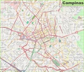 Campinas Maps | Brazil | Maps of Campinas