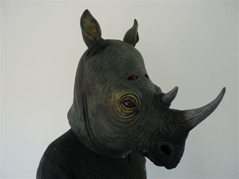 NEW!! Rhinoceros Animal mask rhino rubber Full Face mask Cosplay Halloween Party | eBay