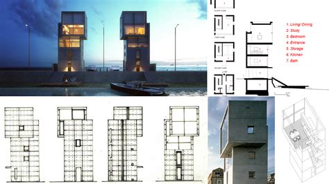 The 4X4 House by Tadao Ando - archEstudy - Residential