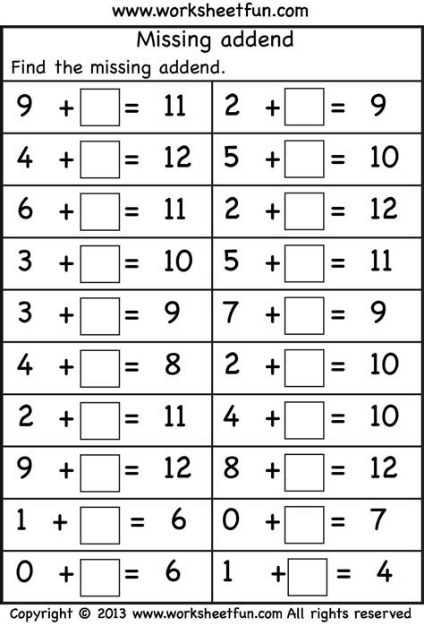 7th Grade Math Worksheets and Answer Key Also 14 Best Math Worksh… | First grade math worksheets ...