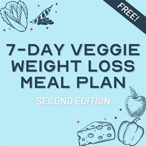 7-Day Vegetarian Weight Loss Meal Plan: 1500 kcal/day - Free Download