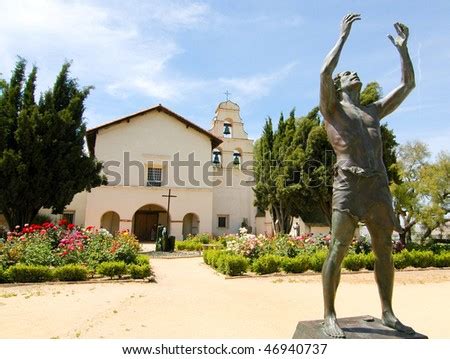 Mission San Juan Bautista Statue Stock Photo 46940737 : Shutterstock