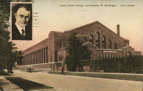 Yost Field House, University of Michigan Ann Arbor, MI Postcard