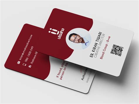 Id Card Design by Kiran Tiwari on Dribbble