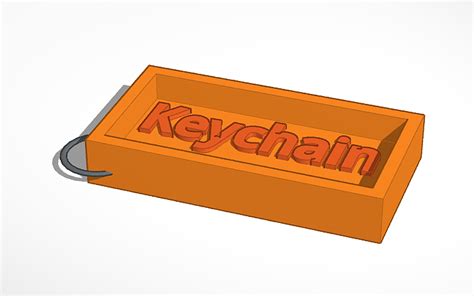 3D design Keychain | Tinkercad