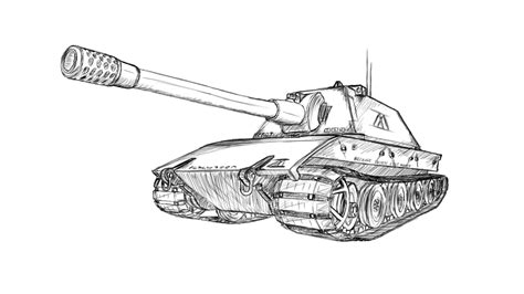 Ww1 Tank Drawing at PaintingValley.com | Explore collection of Ww1 Tank Drawing