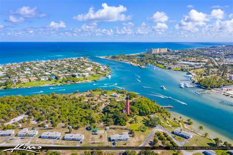 Jupiter Florida Lighthouse Blue Waterfront Property | HDR Photography ...