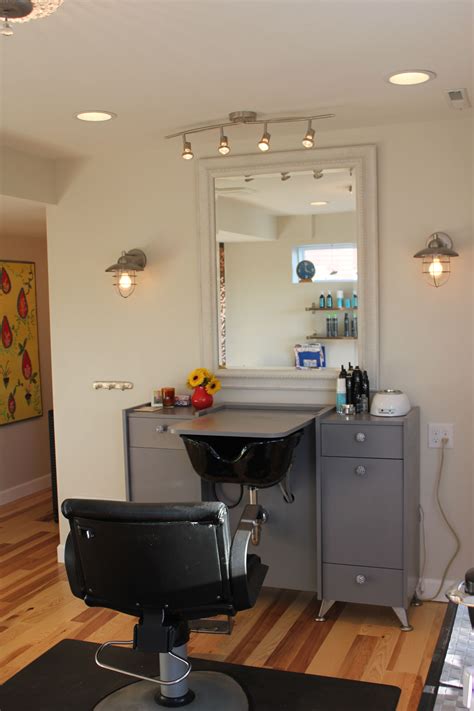 my station! | Salon interior design, Beauty salon interior, Home hair salons