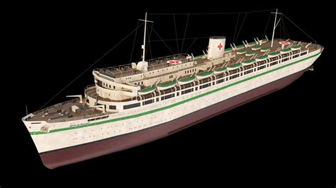 MV Wilhelm Gustloff German Cruise Ship - 3D Model by citizensnip