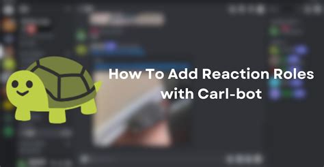 How to Create Reaction Roles for Discord Using Carl-Bot