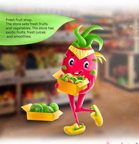 character design | for Fruit shop on Behance