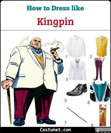 Kingpin Costume for Halloween | Cool costumes, Costumes, Mens costumes