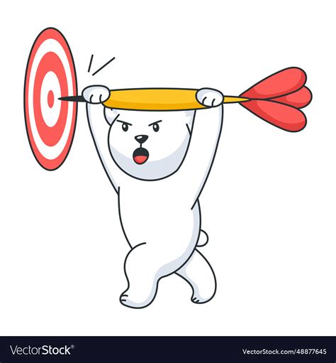 Dart target Royalty Free Vector Image - VectorStock