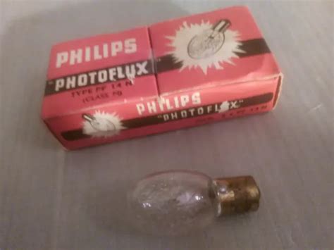 VINTAGE PHILIPS PHOTOFLUX Camera Flash Bulbs Pf14N $22.64 - PicClick