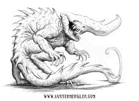 Scary Sketches — The Art of Austen Mengler