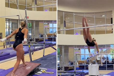 Olivia Dunne's new uneven bars routine goes viral on TikTok