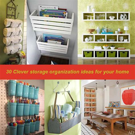 30 Clever storage organization ideas for your home | My desired home