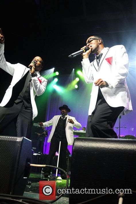 Ralph Tresvant - New Edition perform at Bank United Center in support ...