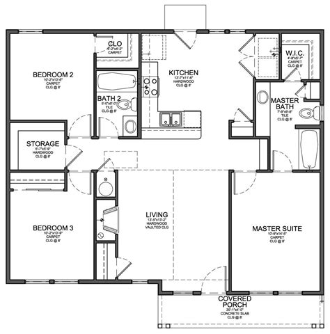 Carriage House Plans Small Floor Plan - Home Building Plans | #153623