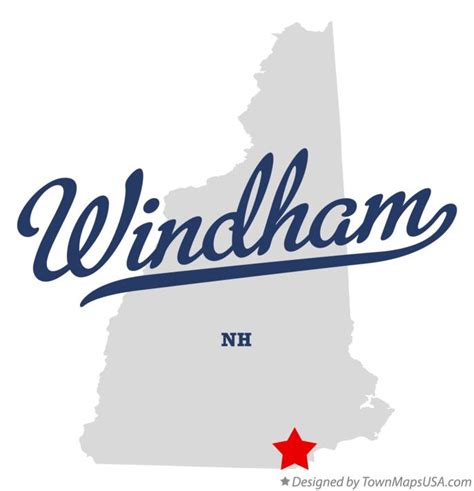 Map of Windham, NH, New Hampshire