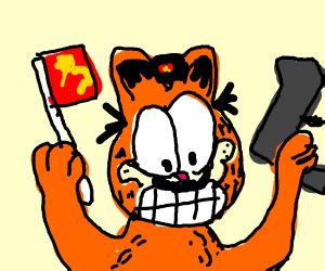 Communist Garfield - Drawception