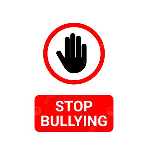 Stop Bullying Sign Vector, Stop Bullying Sign, Stop Bullying, No ...