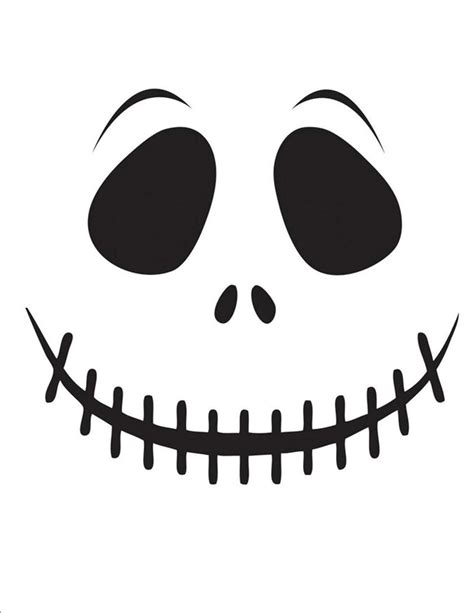 Jack Skellington Face Printables