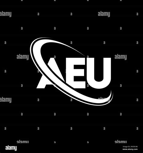 AEU logo. AEU letter. AEU letter logo design. Initials AEU logo linked with circle and uppercase ...