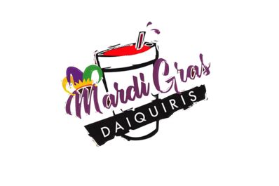 Mardi Gras Daiquiri menu in Dallas, Texas, USA
