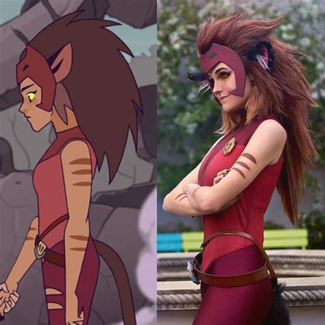 My favorite part of cosplaying Catra is EASILY the wig 💖 I have a tendency to only do short ...