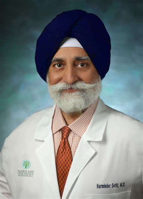 Experienced Hematologist and Medical Oncologist Harminder Sethi, MD joins Maryland Oncology ...