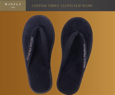 Luxury Terry Cloth Flip Flop Slippers Wholesale - Winfly