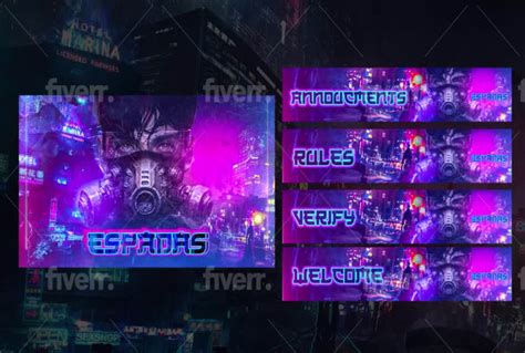 Design discord banner for you server by Edengaming