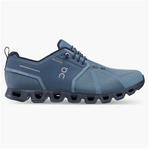 On Running Cloud Shoes Men's Cloud 5 Waterproof-Metal | Navy [Cloud98531] - $99.96 : Cloud Shoes ...