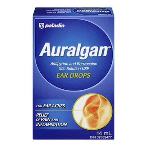 Auralgan Pain Relief Ear Drops – Mednow.ca