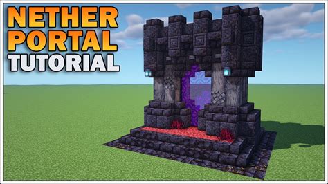 How To Build a Nether Portal in Minecraft 1.16 [Nether Update] - YouTube