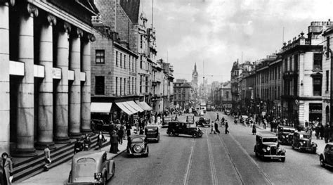 Tour Scotland Photographs: Old Photograph Union Street Aberdeen Scotland