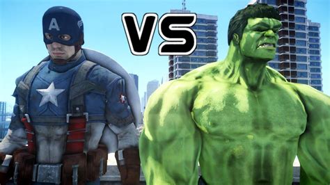 HULK VS CAPTAIN AMERICA - EPIC SUPERHEROES BATTLE - YouTube