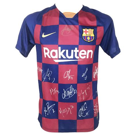 Signed FC Barcelona Jersey - Womens 2021 Squad