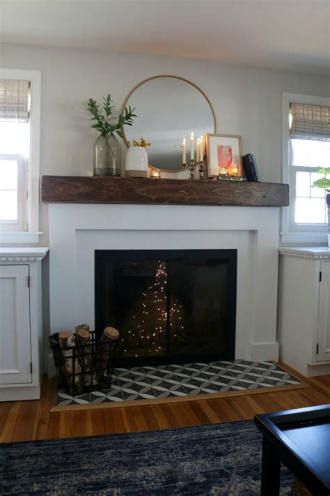 Fireplace Makeover- and Styled with Decor from Target! - Nesting With Grace