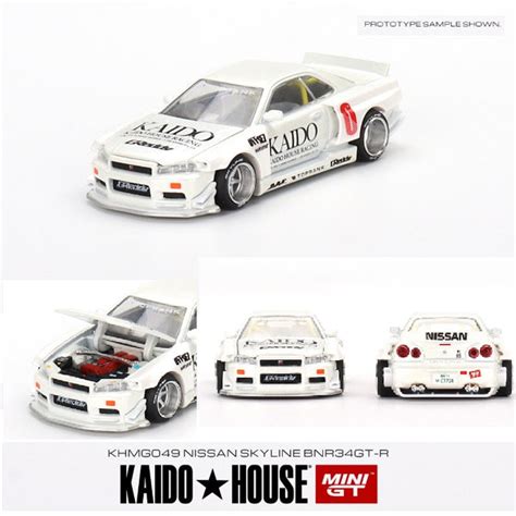 PREORDER MINI GT x Kaido House 1/64 Nissan Skyline GT-R (R34) Kaido Wo – Tokyo Station
