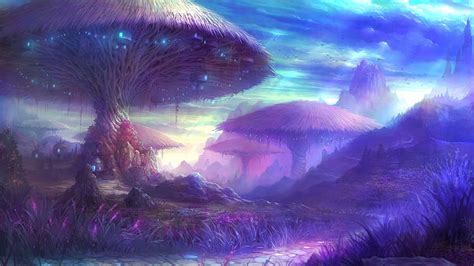 HD wallpaper: fantasy Art, Magic Mushrooms | Wallpaper Flare