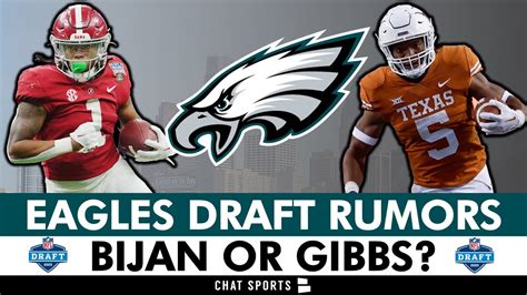 FRESH Eagles Draft Rumors: Philadelphia DRAFTING Bijan Robinson OR ...